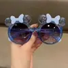 Óculos de sol de desenho animado com laço de cristal Coringa bebê óculos de sol fofos tendência moda infantil fábrica atacado novo