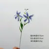 Flor Artificial de Lirio de 2 Cabezas Estilo Nuevo 3D con Tacto Realista de Alta Gama para Decoración de Mesa de Comedor de Sala de Estar en Casa, Flor Artificial Atrezzo para Fotografía