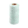 Corda de algodão colorida cilíndrica 2mm corda de algodão bicolor barbante bicolor para decoração embrulhado zongzi fio de algodão corda de algodão colorida