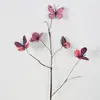 Galhos secos artificiais borboleta buquê de flores artificiais decoração de casa fotografia decorativa flor sala de estar decoração flor artificial casamento palco janela
