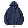 Sudadera con capucha de peso pesado súper suave Cross 420g Hombros caídos para hombre Otoño Invierno Nueva Sudadera con capucha de doble capucha Top casual holgado