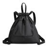 Bolsa de Viaje Transfronteriza Nueva Mochila con Boca para Cordón para Mujer Bolsa de Almacenamiento Simple Mochila de Gran Capacidad Bolsa de Compras