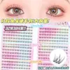 Menglu girasol 384 racimos gran capacidad sensación de aire natural trilogía nueva pareja pestañas postizas diablito mujer