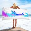 Toalla de Playa de Microfibra de Venta Caliente Transfronteriza Toalla de Baño Patrón Estampado Digital Secado Rápido Toalla de Baño Chal de Felpa de Doble Cara
