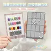 X-026 Placa de Uñas Artísticas de Acero Oupu para Transferencia con Diseños de Alto Valor, Herramienta Popular de Transferencia con Raspador Incluido