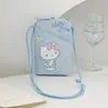 Bolso bandolera genuino de Sanrio, minibolso para teléfono, bolso de hombro de Hello Kitty fresco y lindo, bolso de diseño de nicho