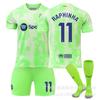 2425 Barcelona Traje de Futebol para Dois Jogadores 9 Levan 19 Yamal 20 olmo 8 Pedde 6 Garvey Traje de Camisa