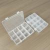 Caja de Almacenamiento Guka de Plástico Transparente Desmontable de 12 Compartimentos Caja de Exhibición de Joyería Caja de Embalaje de Piezas de Componentes Digitales Equipo de Pesca