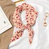 Nuevo tocado de Corea del Sur de primavera bufanda larga de seda estilo retro francés cinta para el pelo de mujer accesorio para el pelo versátil banda para el pelo de cinta personalizada