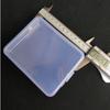 Caja Plástica Transparente Cuadrada Caja de Almacenamiento para Maquillaje, Esponjas, Pestañas Postizas, Mascarillas, Joyería, Ferretería, Herramientas, Caja de Tarjetas