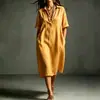 2026 Amazon Europa Transfronterizo Verano Nuevo Vestido Chaleco sin Mangas para Mujer Cuello en V Volante Suelto