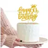 Decoraciones Insertables para Pastel de Feliz Cumpleaños 13 16 18 21 30 40 50 60 70 Años Digital con Brillo