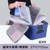 Bolsa organizadora de documentos, grande capacidade, espessa, multifuncional, à prova d'água, para guardar cadernetas de registro civil, passaportes e outros documentos