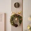 Nuevas Decoraciones de Navidad 2026: Corona de Campanas de Navidad, Carrillón para Manija de Puerta, Adorno Colgante para Escena Atmosférica