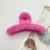 Oufei Le versão coreana do grande clipe de pelúcia de vison outono e inverno parte de trás da cabeça cabelo de coelho clipe de tubarão grampo de cabelo acessórios de cabelo atacado