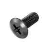 Tornillos de acero inoxidable 304, cabeza de cruz, cabeza plana, avellanados, pernos de cabeza plana redonda, ranura de cruz, zincado negro m3m4m5m6m8