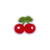 Parche Bordado de Toalla de Fruta de Dibujos Animados Parche Bordado de Cereza Fresa Estilo Lindo Decoración de Ropa Parche para Coser