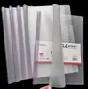 Hongfa Carpeta de Archivo A4 Transparente Esmerilada con Varilla Deslizante Carpeta de Informe Espesada con Varilla Deslizante de 38 Micras
