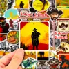 Gran Venta de 50 Elementos de Serie del Oeste, Pegatinas de Muerte Inmediata, Nuevo Estilo Transfronterizo, Vaquero del Oeste, Graffiti Personalizado, Salvaje