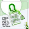 Portatarjetas Transparente Shaker para Hobby Etiqueta de Nombre para Estudiante Tarjeta de Campus Portatarjetas IC En Stock Lanyard para Empleado Funda Protectora para Tarjeta de Identificación de Fábrica
