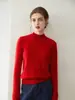 Nuevo Suéter 100% Cachemir Puro Otoño/Invierno 2026, Jersey de Punto Cálido para Mujer con Cuello Alto y Diseño de Trenzas