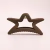 Pinza para el pelo de estrella de cinco puntas grande y moderna para la parte trasera de la cabeza, Pinza de tiburón de alta gama para peinar el cabello, Estilo retro, Pasador elegante y simple