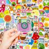 100 Peças de Adesivos Decorativos de Grafite de Estilo Criativo e Fresco Amazon Adesivos Transfronteiriços DIY Skate Geladeira