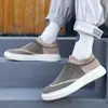 Zapatos casuales para hombre y mujer Four Seasons punta redonda caña baja zapatos de viscosa zapatilla tejida fly knit zapatos de skate slip-on zapatos de moda