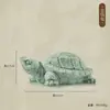 Figura de Animal de Té Gran Sabio de Arenisca Verde Estilo Chino, Adorno de Escritorio Wukong, Paisajismo de Roca para Acuario, Maceta de Decoración para el Hogar