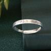 No. Anillo de Plata Pura 8176, Moda Nueva y Tendencia, Diseño de Nicho, Lujo Ligero y Exquisito