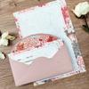 En stock Original Nuevo Chino Antiguo Tradicional Pintura China Color Forro En Forma De Abanico Sobre Carta Invitación A4 Sobre