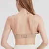 Sujetador sexy europeo y americano sin costuras, liso, para busto pequeño, push-up, anti-caída, ajustable, sujetador para mujer de busto grande, adelgazante, talla grande