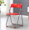 Silla Plegable Portátil Entrenamiento Reunión Oficina Negociación Silla de Ordenador Apilable Plástico Silla Plegable Silla de Mahjong Silla de Comedor para el Hogar