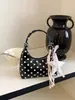 Bolso de mujer transfronterizo 2026 súper ventas, bolso de mano de moda de lunares, bolso de hombro, estilo de Hong Kong, elegante, gran capacidad, bolso de hombro y cruzado