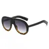 Nuevas Gafas de Sol Ojo de Sapo de Montura Grande, Gafas de Sol Personalizadas, Gafas Retro Europeas y Americanas, Anti-UV, Gafas de Sol de Moda de Alta Gama para Mujer