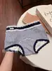 Ropa interior de algodón puro para mujer, clase A antibacteriana 7A, para otoño e invierno, entrepierna extendida, bóxers de cintura alta