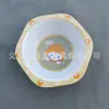 Tazón infantil de melamina de dibujos animados vajilla de melamina de plástico hexágono tazón lindo de dibujos animados tazón de cena tazón de arroz