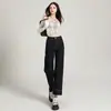 Jeans Petite Feminino Plus Size Emagrecedor Feminino Cintura Alta Forrado com Fleece Espessado Elástico Emagrecedor Versátil Perna Reta Calça Cigarrete