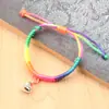 Pulsera de Cuerda Colorida del Festival del Bote del Dragón para Niños Bebé Tejida con Hilo de Colores Hecha a Mano DIY Terminada Cuerda de Mano Pequeño Zongzi Regalo