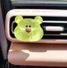 Carro Air Outlet Clip Creative Cartoon Car Interior Ornaments Estúpido Urso bonito desenhos animados Trendy Play Menina Coração Decoração do carro