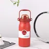 Copo de Palha Portátil Elegante de Aço Inoxidável 316 Grau Alimentício Simples para Esportes ao Ar Livre Copo Térmico Barriga Grande com Boa Aparência