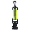 Tira de suporte com clipe para luvas de combate transfronteiriças, fita de nylon refletiva, tira para luva de bombeiro, fita de nylon com fivela de pendurar