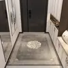 Felpudos de Entrada de Terciopelo Bouclé, Felpudos Nuevos de Estilo Chino para el Hogar, Alfombras Festivas para Puerta de Entrada, Felpudos de Entrada, Felpudos Resistentes a las Manchas