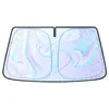 Protetor Solar para Carro Laser Diamante Proteção Solar Interna do Carro Isolamento Térmico Cortina Protetora Solar Guarda-Sol para Para-brisa Dianteiro Versão Espessa Atualizada