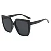 Gafas de Sol Negras de Marco Extra Grande, Protección UV, Gafas de Sol para Conducir, Modernas y Versátiles, Gafas de Sol de Moda Estilo Coreano