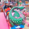Parque de Diversões Equipamento Grande de Diversão Montanha-russa Familiar Dragão Dourado Experiência de Trenó Velocidade e Paixão