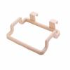 Estante de almacenamiento colgante para armario sin perforaciones, estante de plástico para basura, parte trasera de armario, soporte portátil para bolsas de basura, toallero