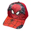 Boné de beisebol infantil do Homem-Aranha transfronteiriço, boné com aba de desenho animado da princesa do gelo, chapéu de sol infantil anime Superman proteção solar