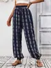 Amazon Tiktoktemu Ropa Europea y Americana para Mujer 2026 Primavera y Verano Nuevo Versátil Malla Pantalones de Pierna Ancha de Linterna Pantalones Casuales