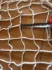 Rede de Proteção de Segurança Corda de Nylon Malha Elástica Estrutura de Aço Proteção contra Queda em Altura Rede Branca Rede de Captura Horizontal Rede de Proteção de Segurança